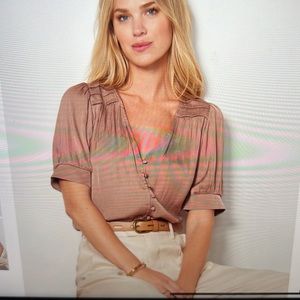 Audrina Satin Blouse